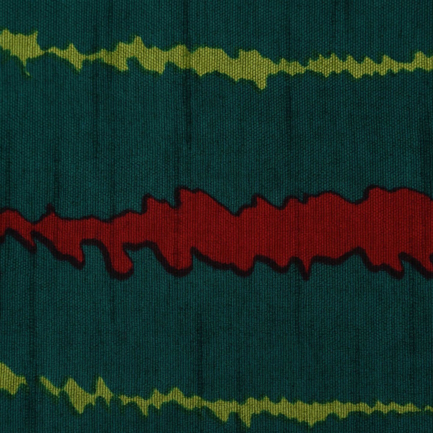 Multicolor Slub Chanderi Print Fabric