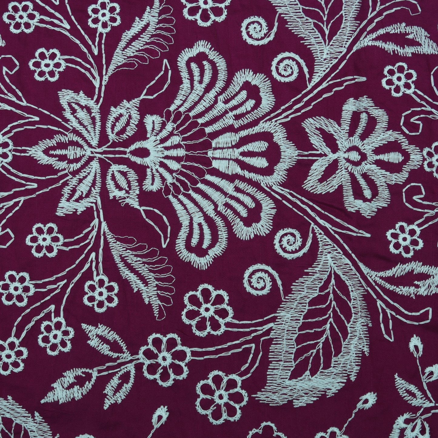 Chanderi Embroidery Fabric