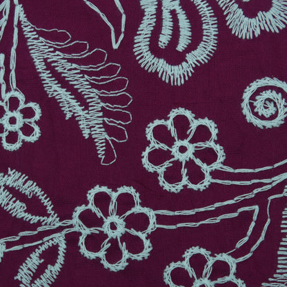 Chanderi Embroidery Fabric