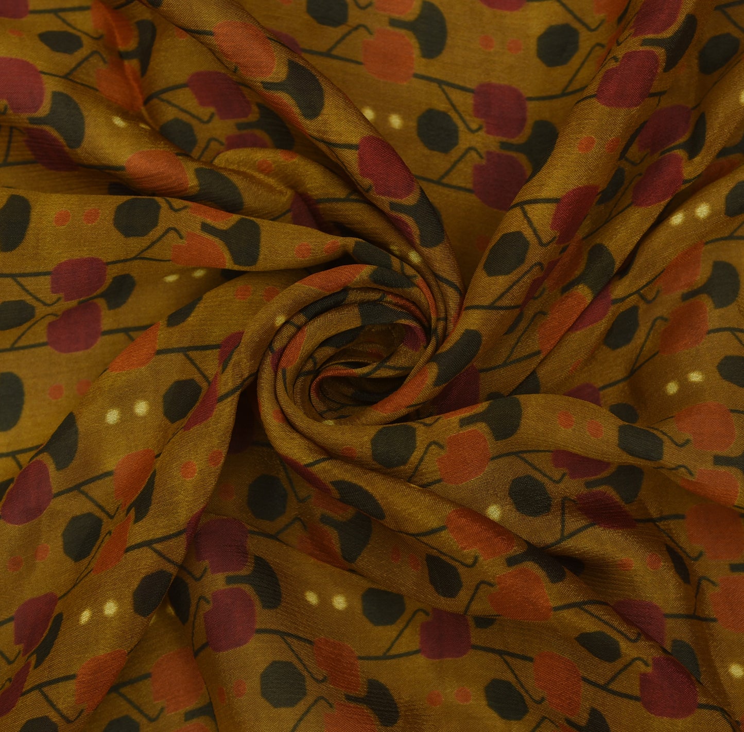 Multicolor Hydra Chinon Print Fabric