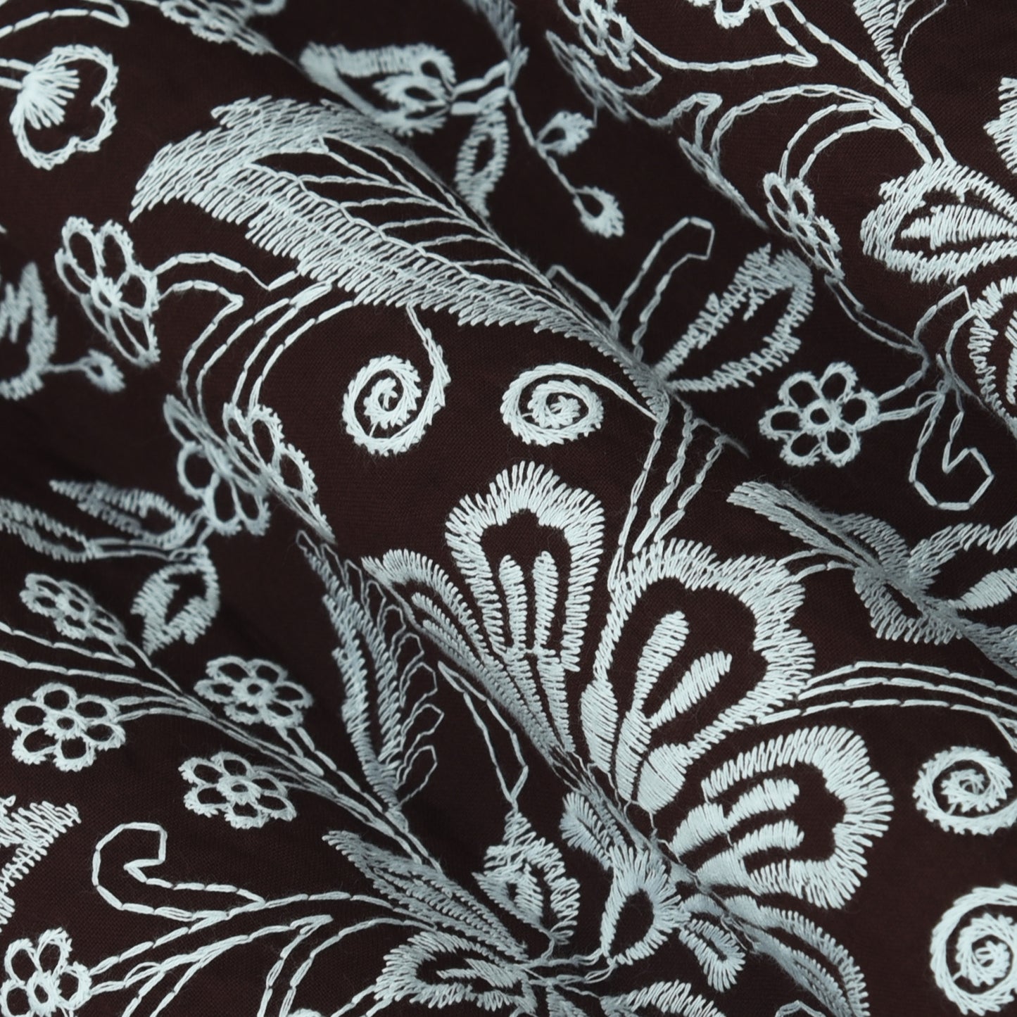 Chanderi Embroidery Fabric