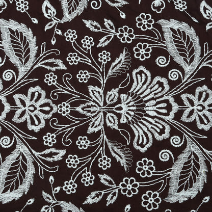 Chanderi Embroidery Fabric