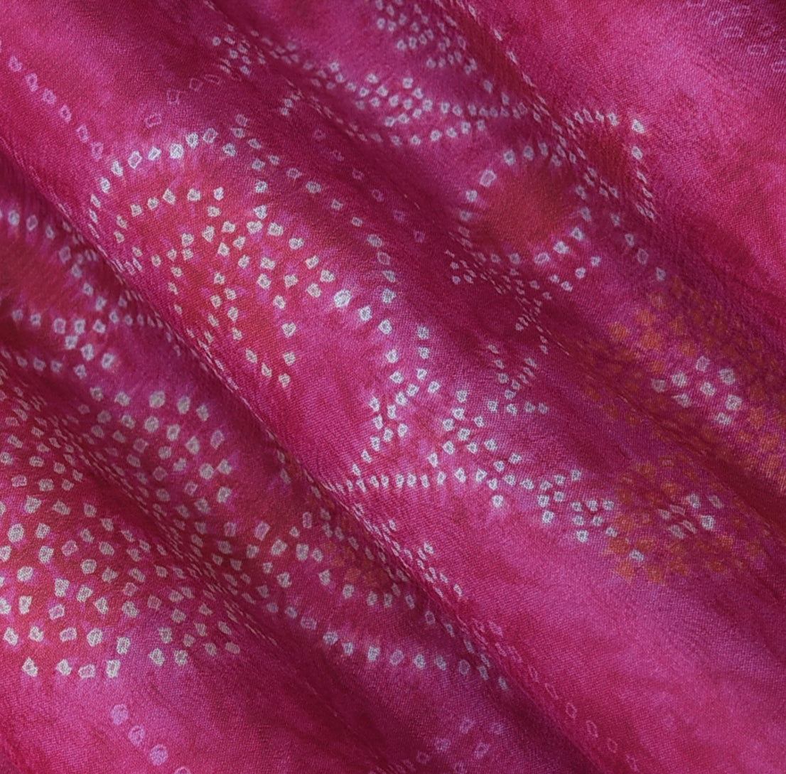 Multicolor Hydra Chinon Print Fabric