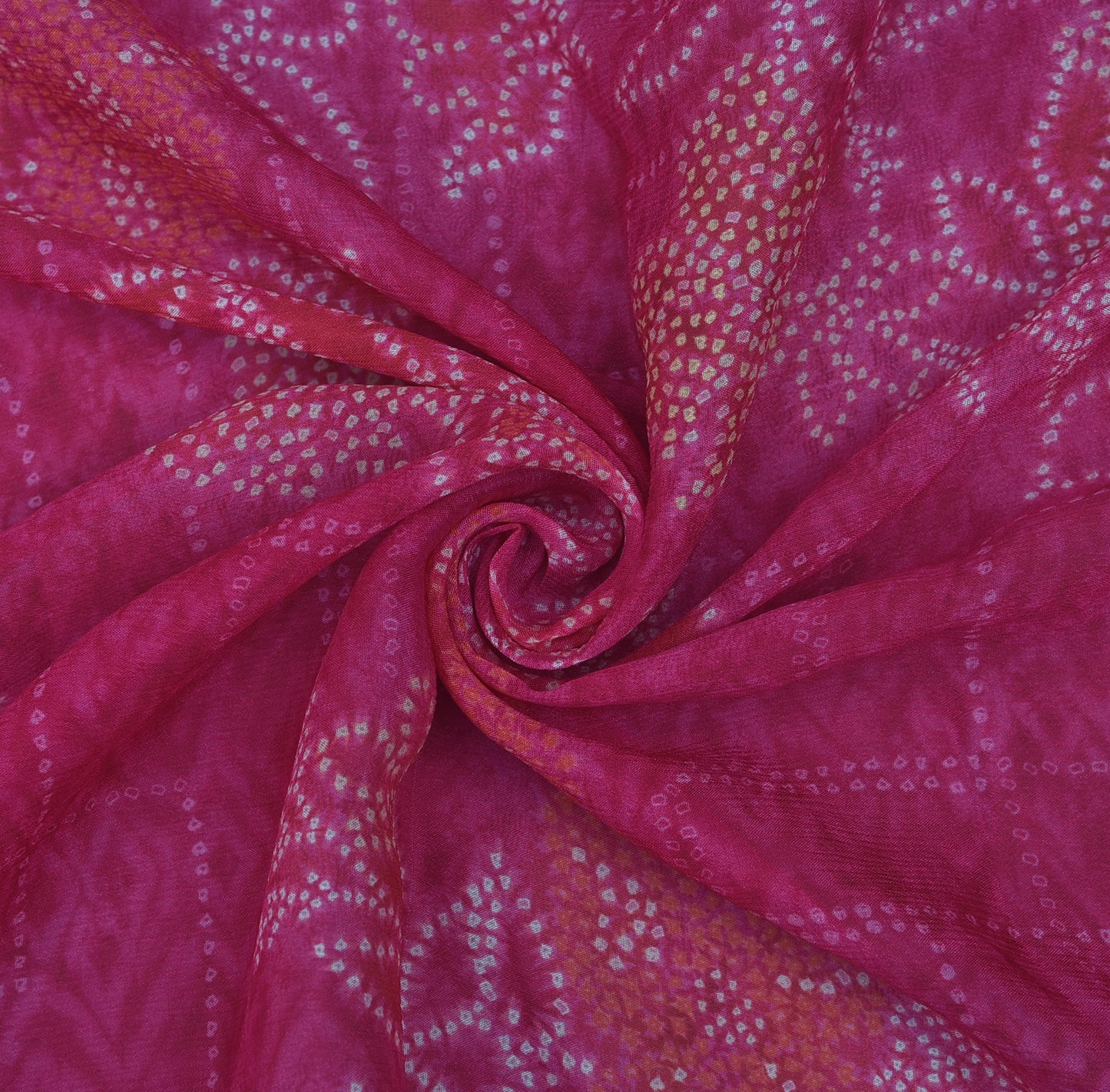 Multicolor Hydra Chinon Print Fabric