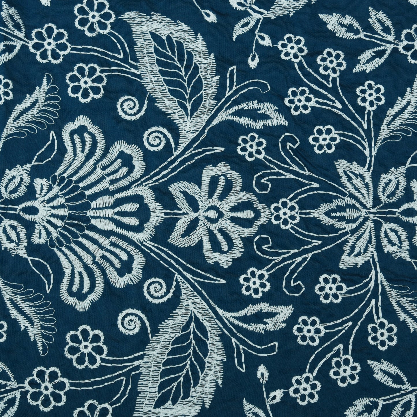 Chanderi Embroidery Fabric