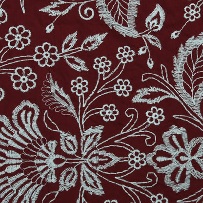 Chanderi Embroidery Fabric