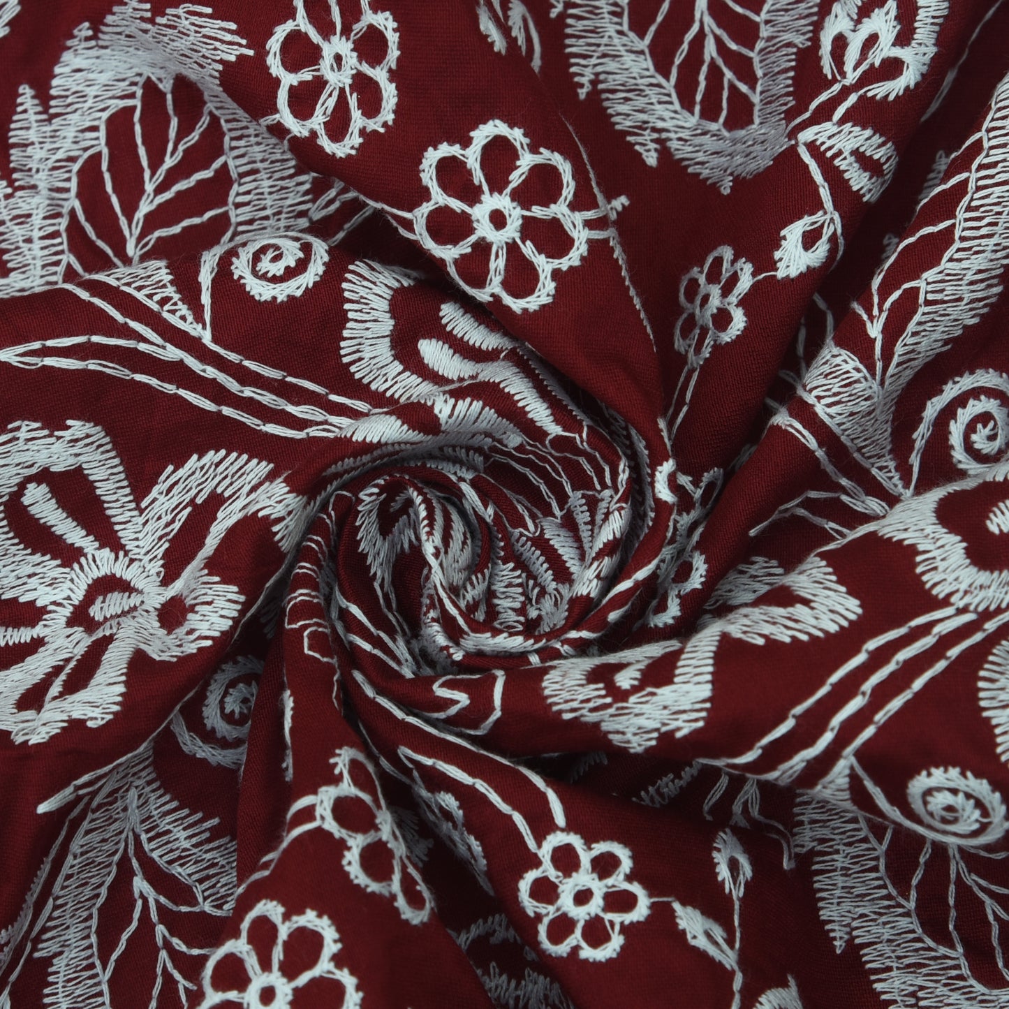 Chanderi Embroidery Fabric