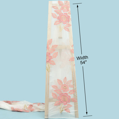 Chanderi Embroidery Fabric