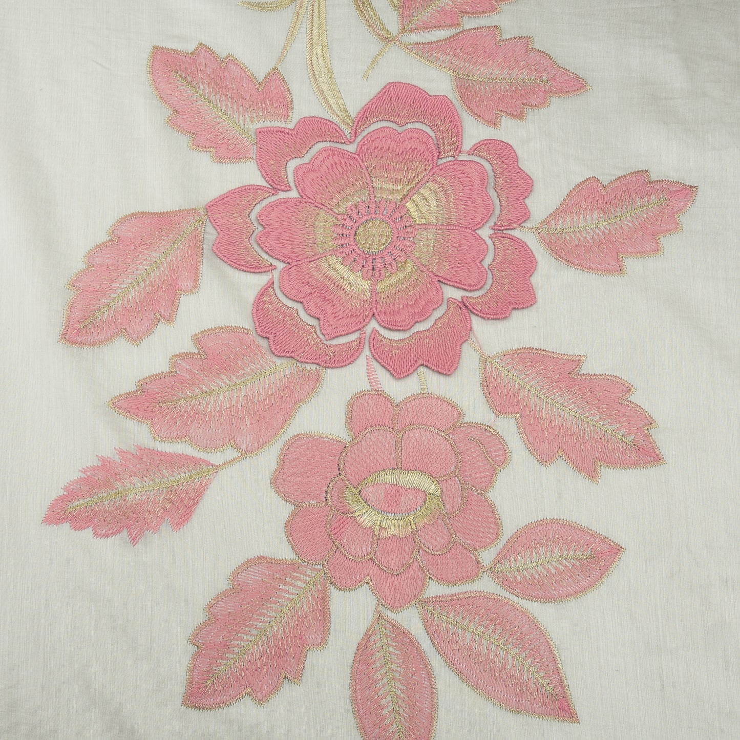 Chanderi Embroidery Fabric
