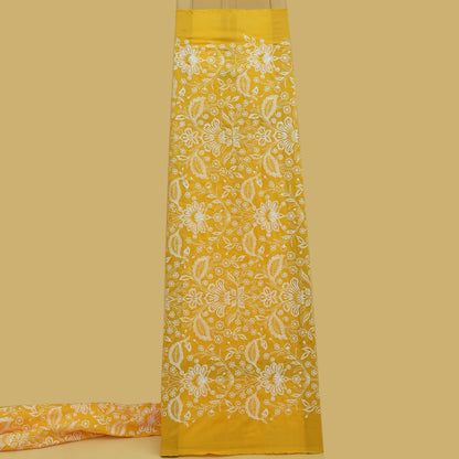 Chanderi Embroidery Fabric