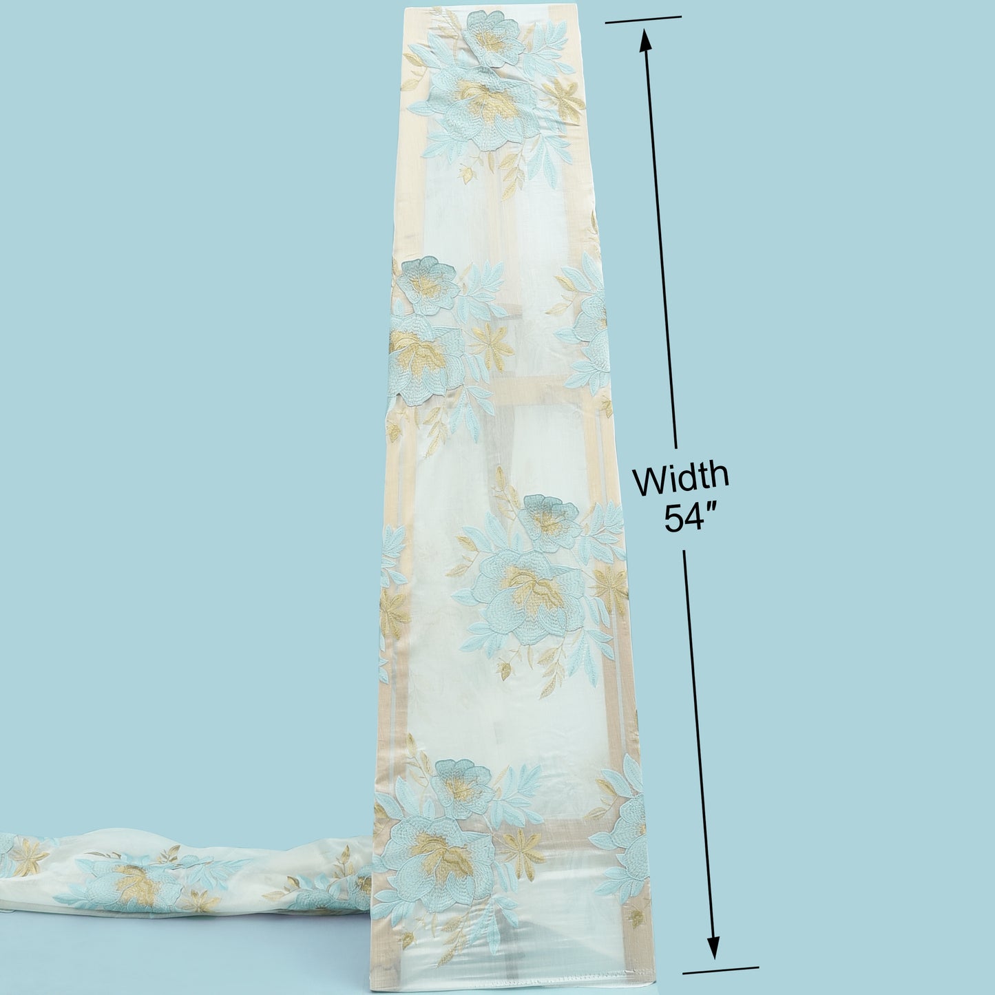 Chanderi Embroidery Fabric