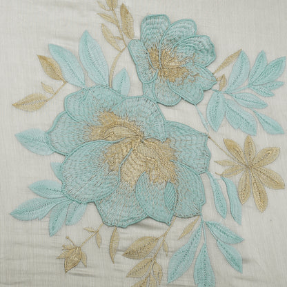 Chanderi Embroidery Fabric