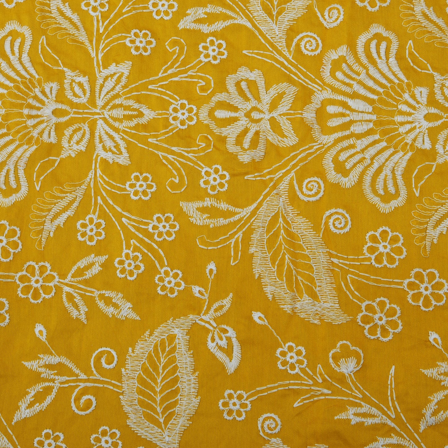 Chanderi Embroidery Fabric