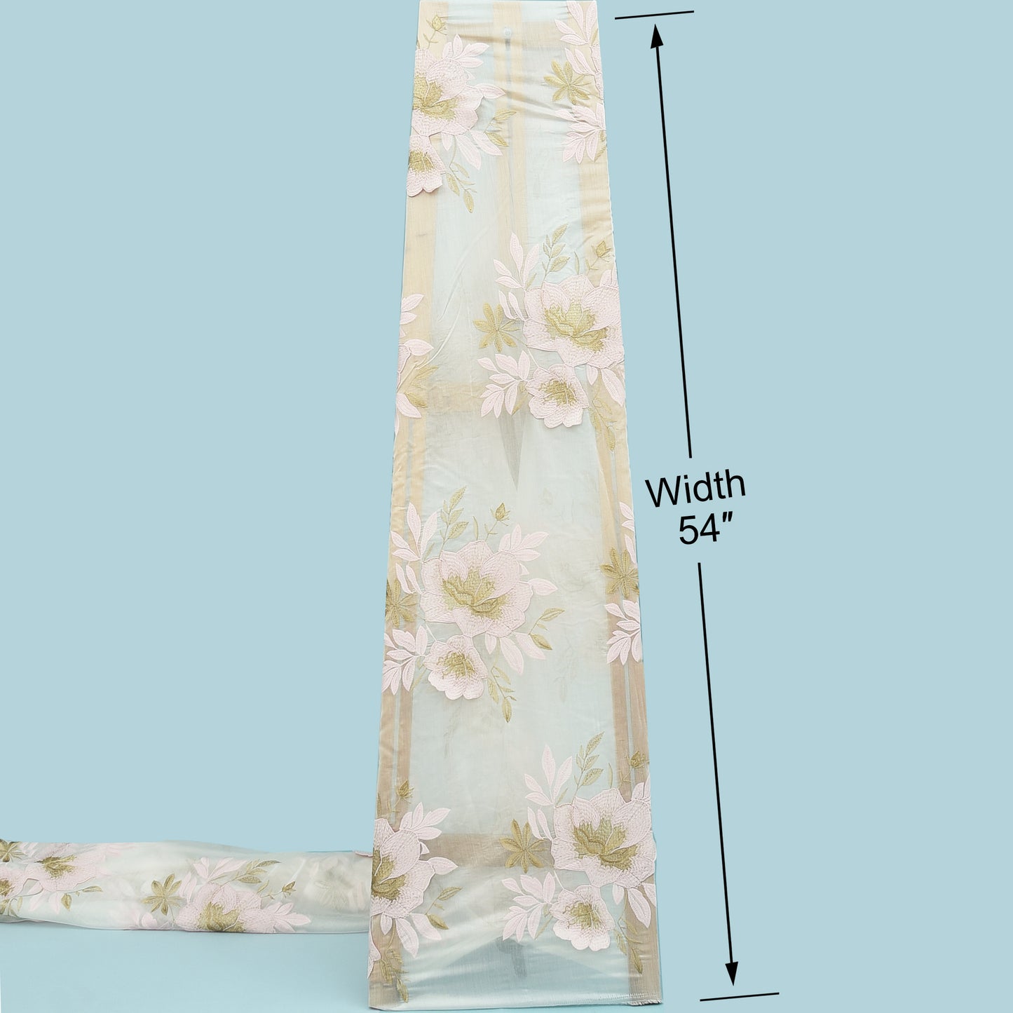 Chanderi Embroidery Fabric