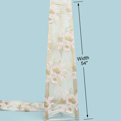 Chanderi Embroidery Fabric