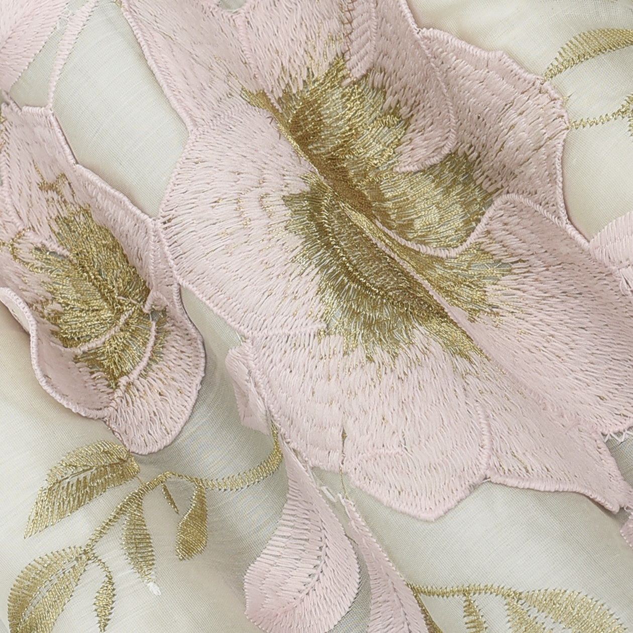 Chanderi Embroidery Fabric