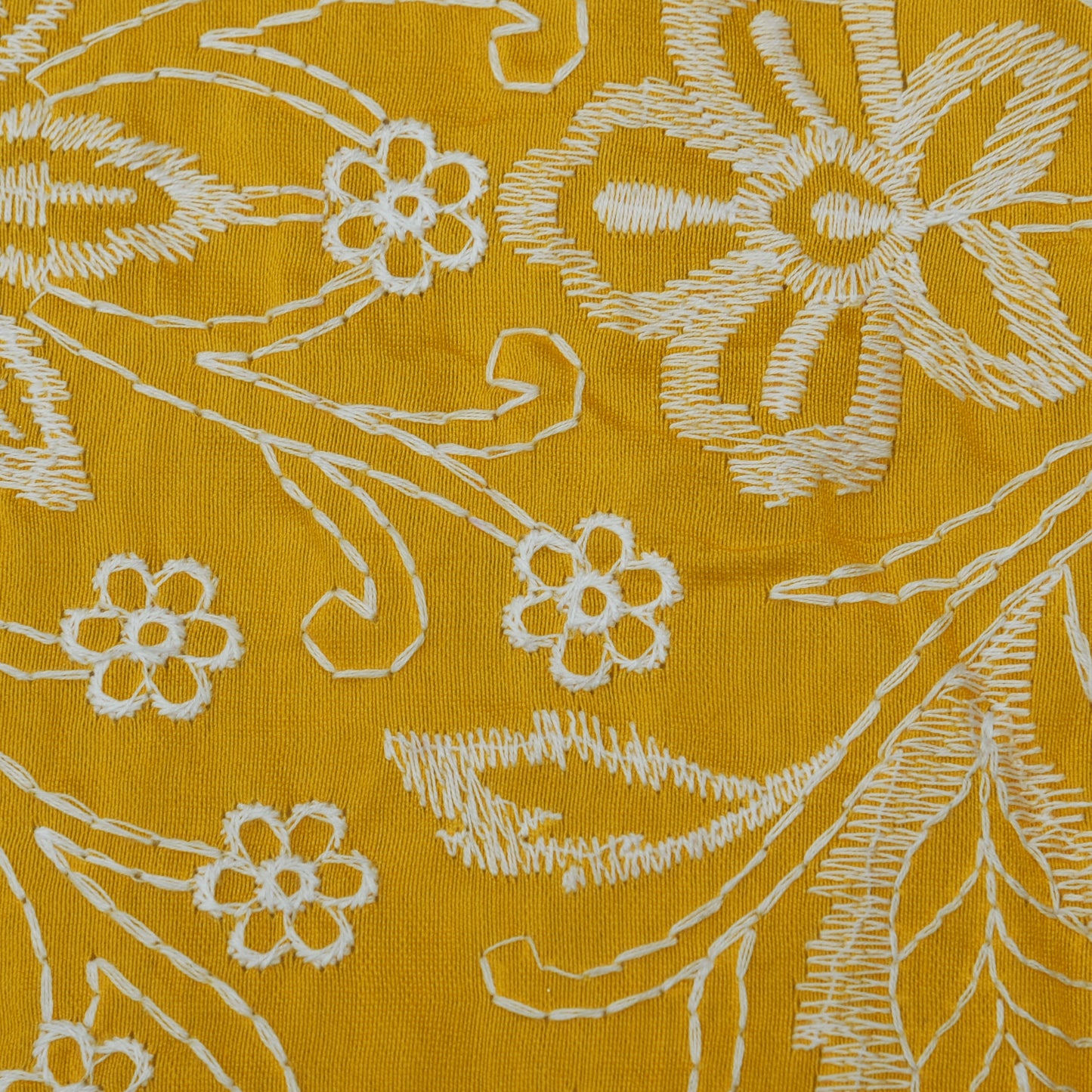 Chanderi Embroidery Fabric