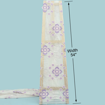 Chanderi Embroidery Fabric