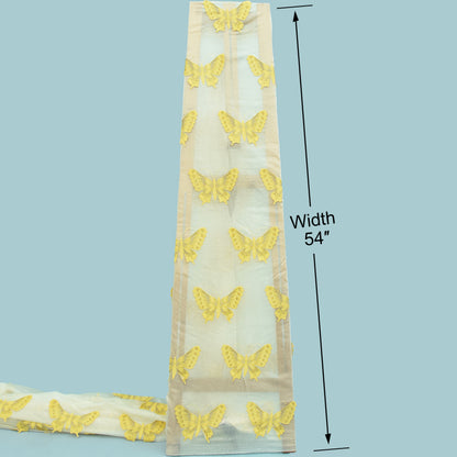 Chanderi Embroidery Fabric