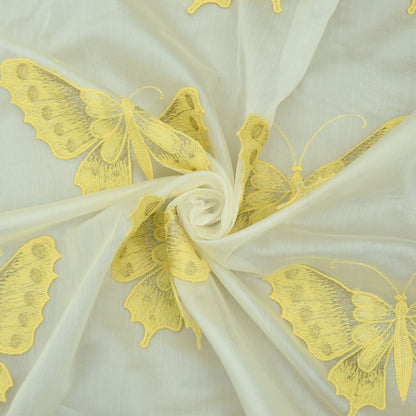 Chanderi Embroidery Fabric