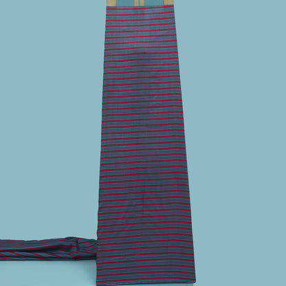 Multicolor Slub Chanderi Print Fabric