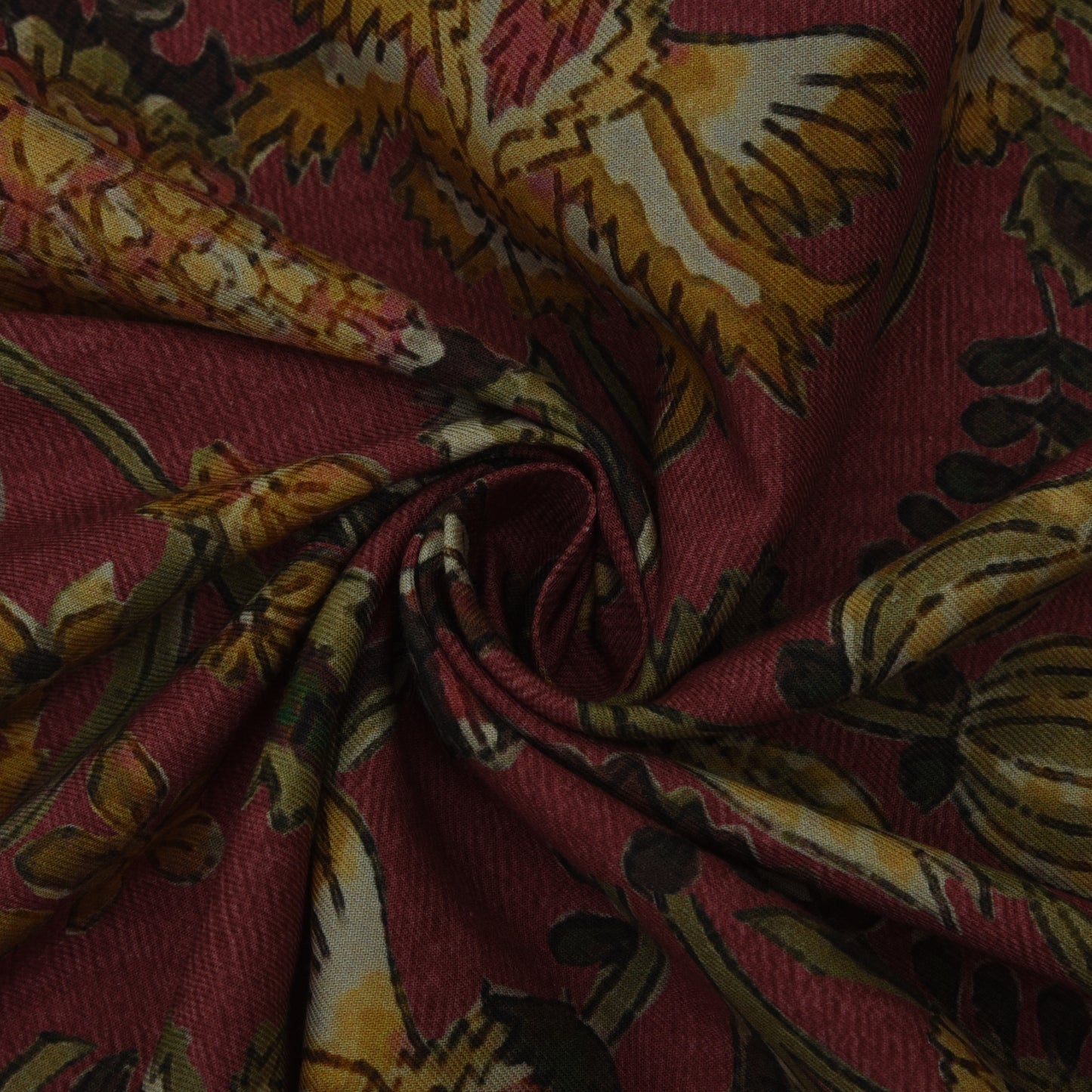 Multicolor Pashmina Print Fabric