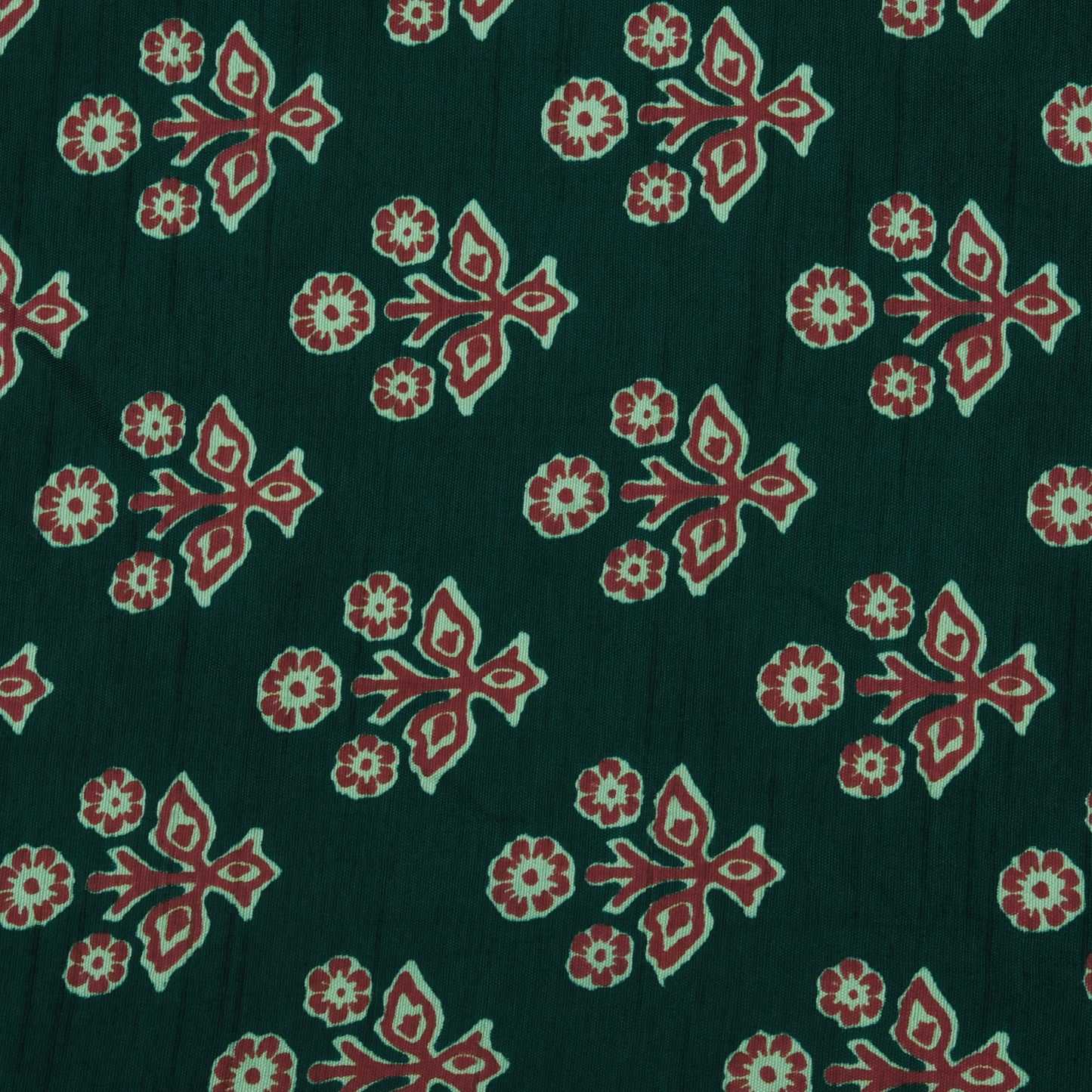Multicolor Slub Chanderi Print Fabric