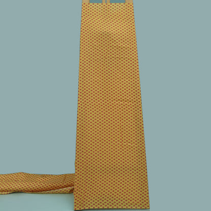 Multicolor Slub Chanderi Print Fabric