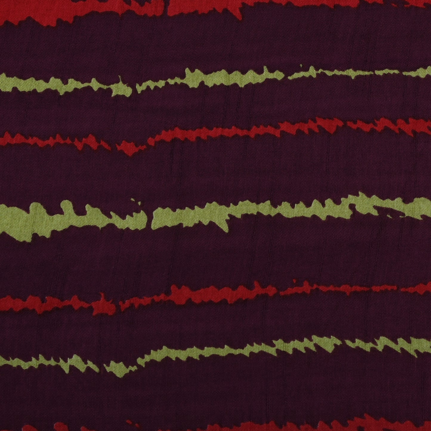 Multicolor Slub Chanderi Print Fabric