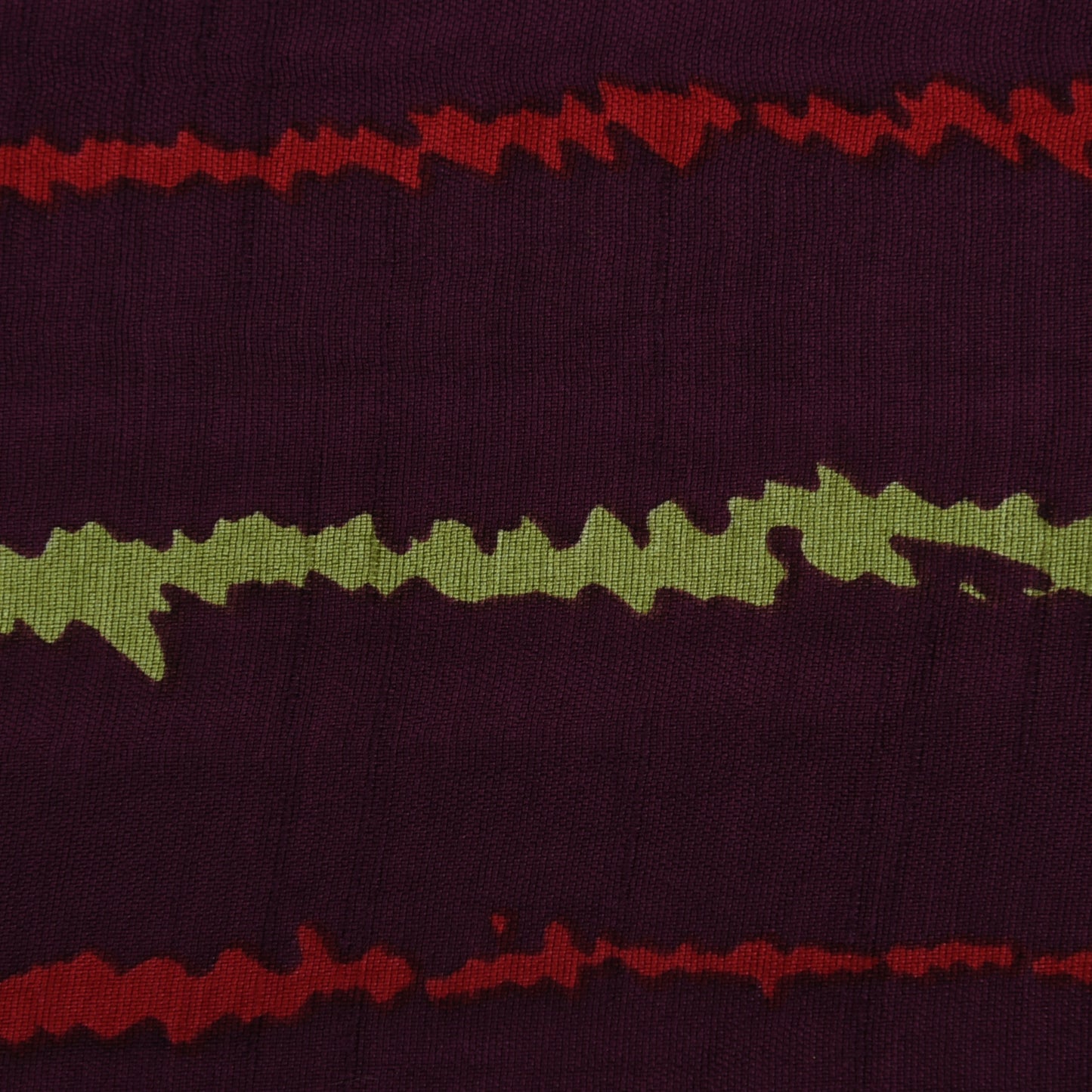 Multicolor Slub Chanderi Print Fabric