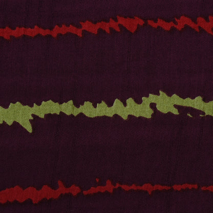 Multicolor Slub Chanderi Print Fabric