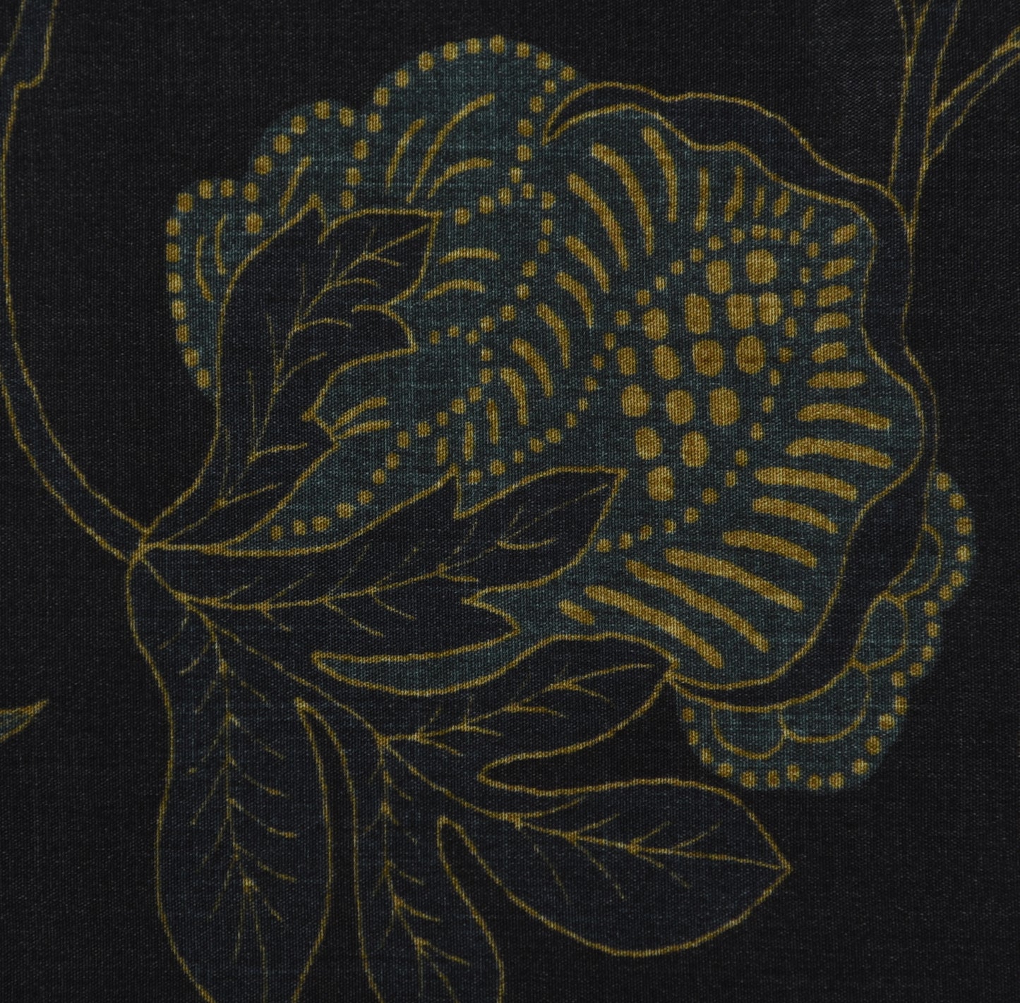 Multicolor Floral Crepe Print Fabric