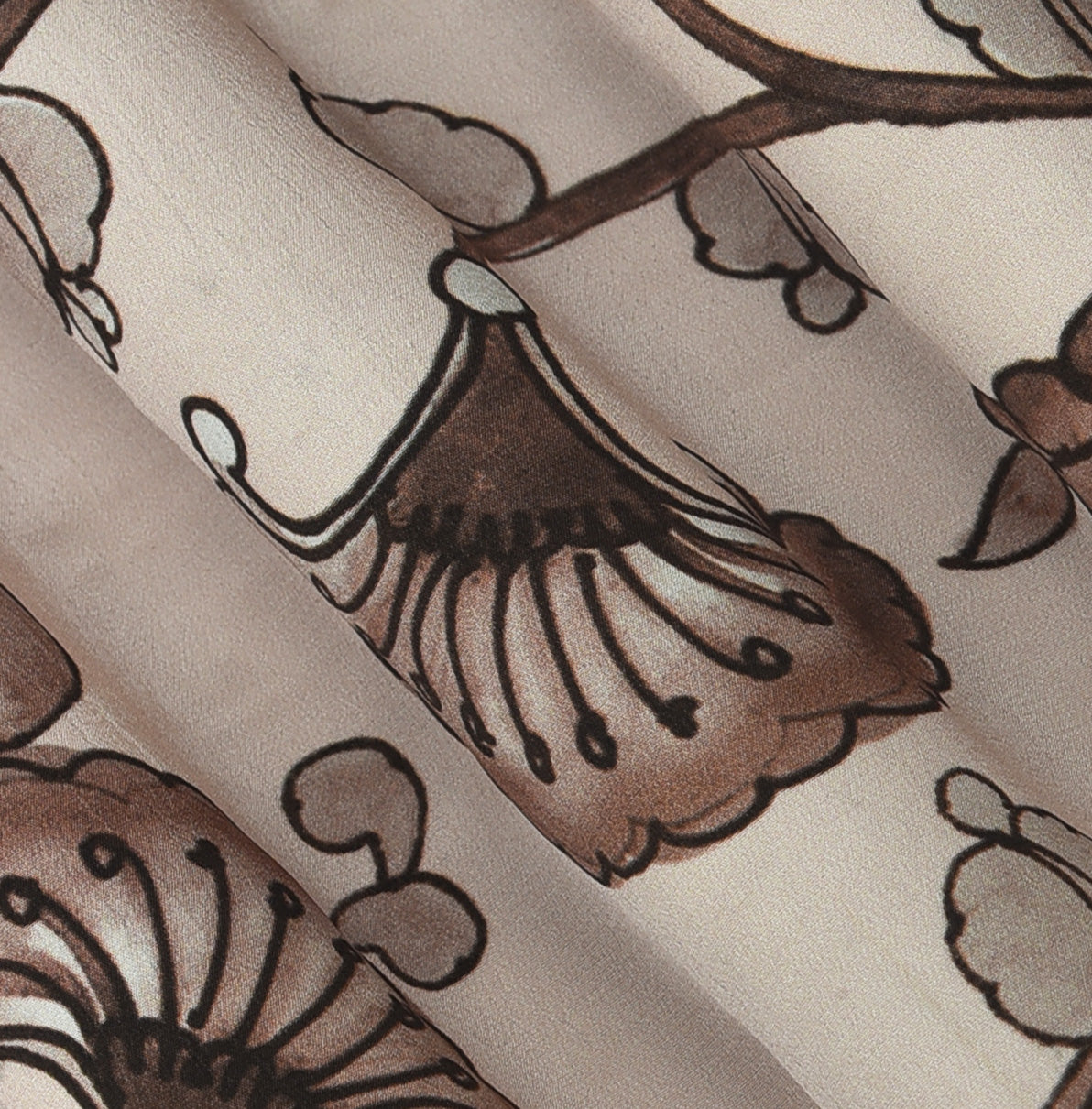 Floral Hydra Crepe Print Fabric