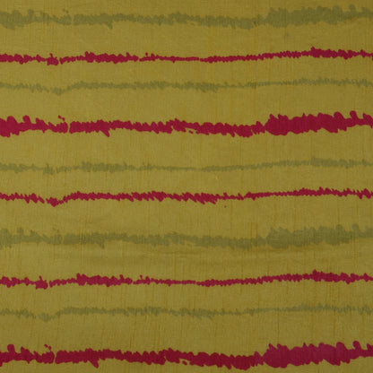 ZigZag Slub Chanderi Print Fabric