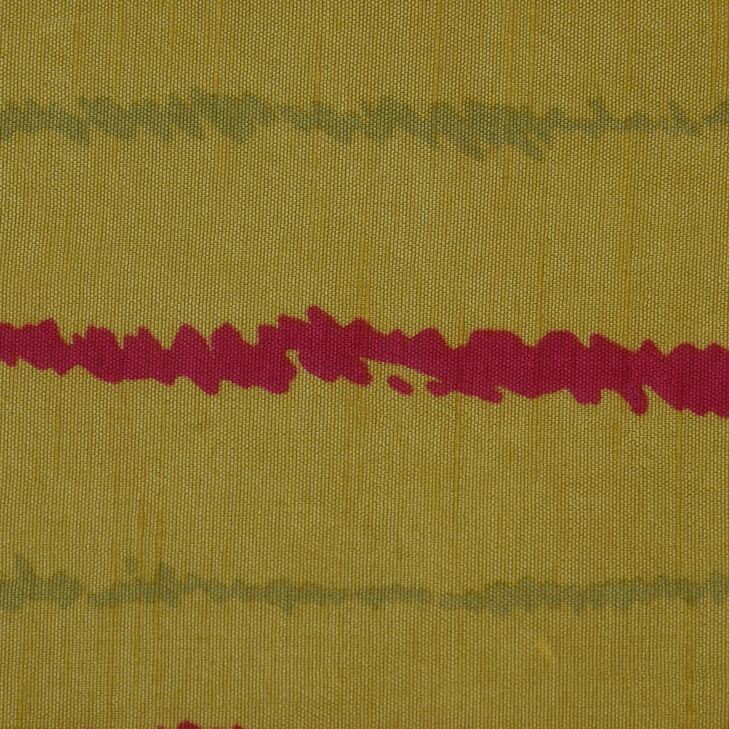 ZigZag Slub Chanderi Print Fabric