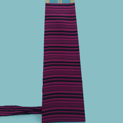 Multicolor Slub Chanderi Print Fabric