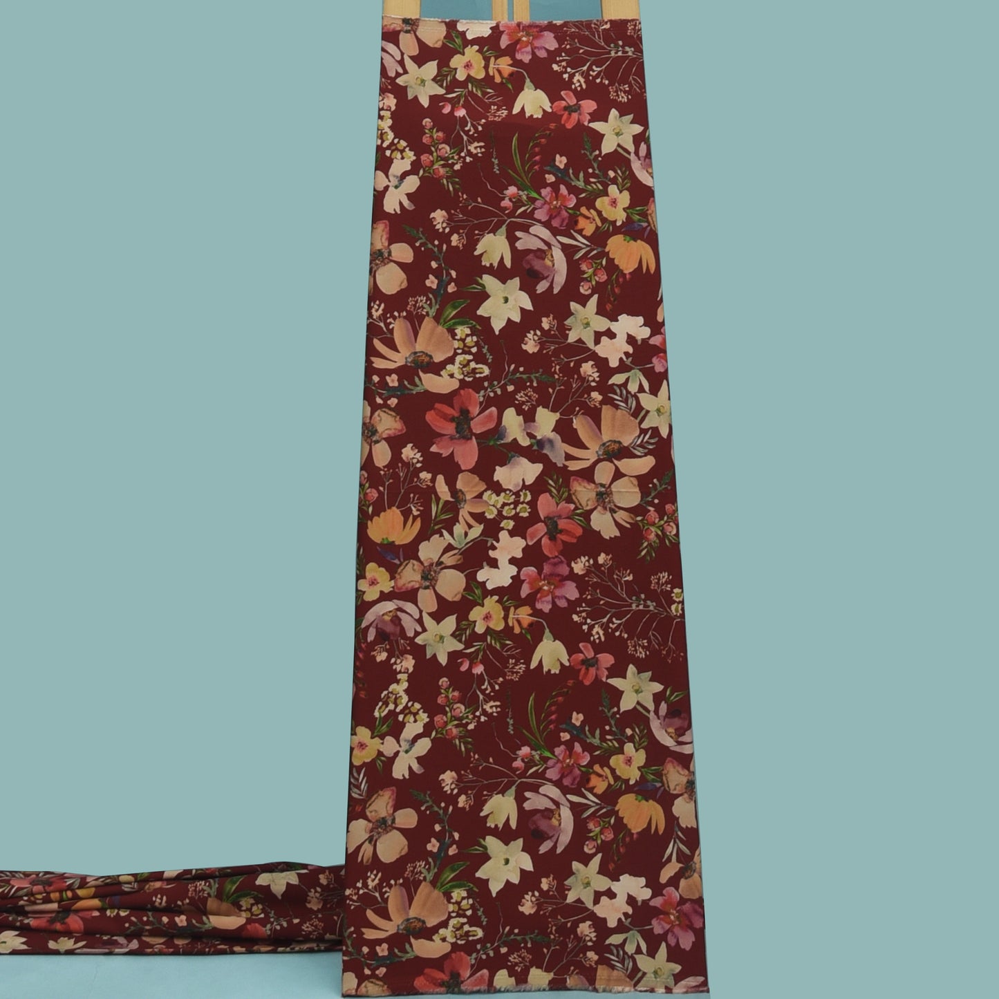 Multicolor Pashmina Print Fabric