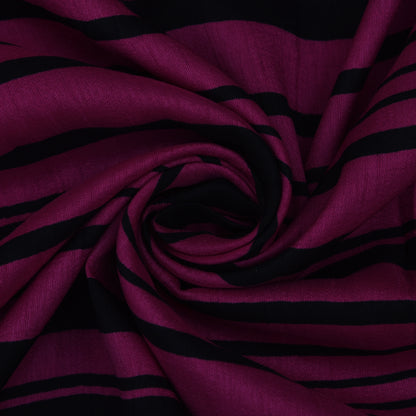 Multicolor Slub Chanderi Print Fabric