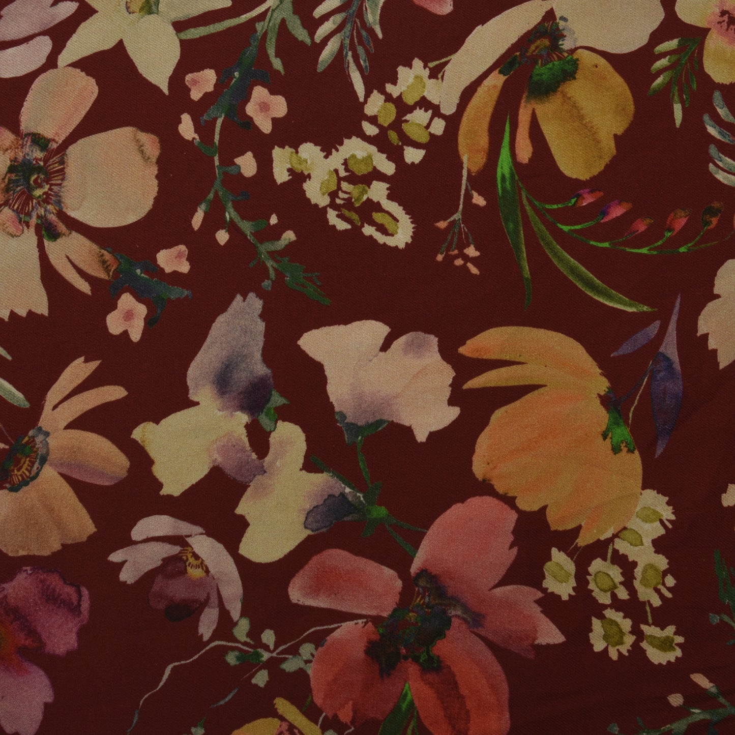 Multicolor Pashmina Print Fabric