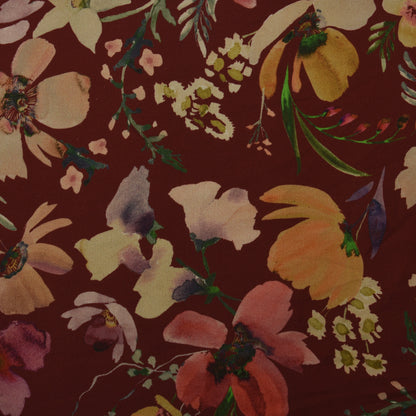 Multicolor Pashmina Print Fabric