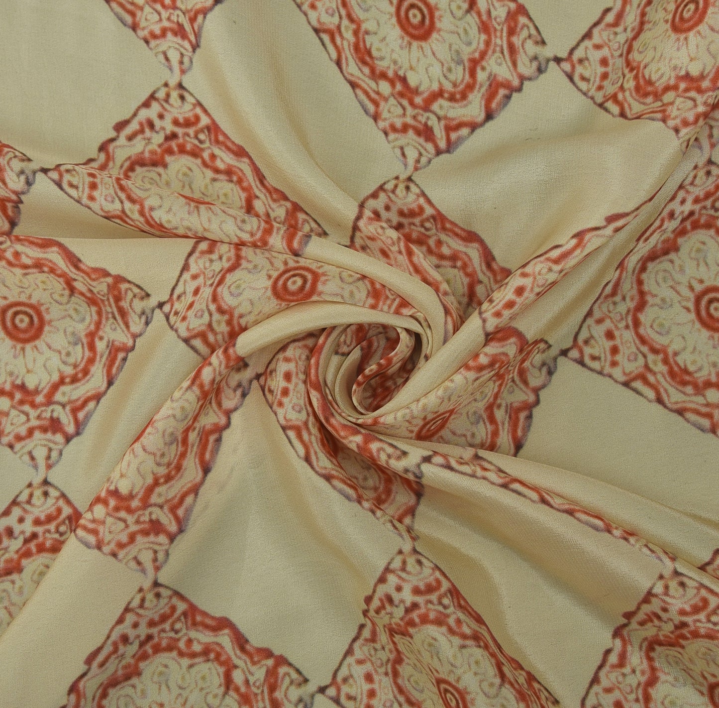 Multicolor Hydra Crepe Print Fabric