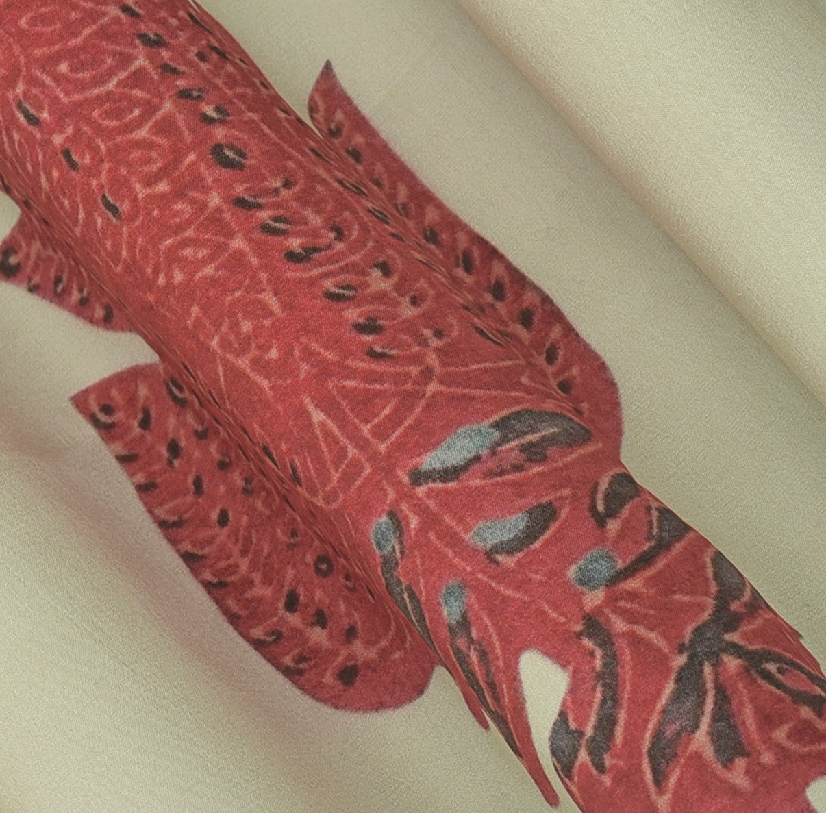 Multicolor Hydra Crepe Print Fabric