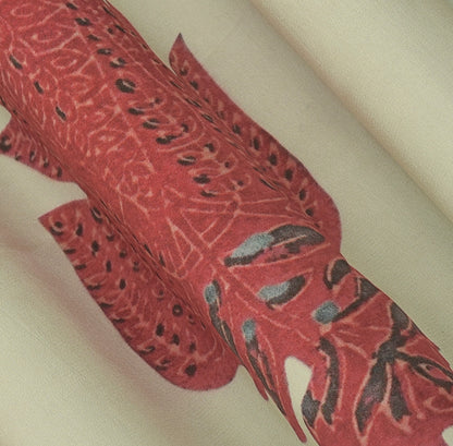 Multicolor Hydra Crepe Print Fabric