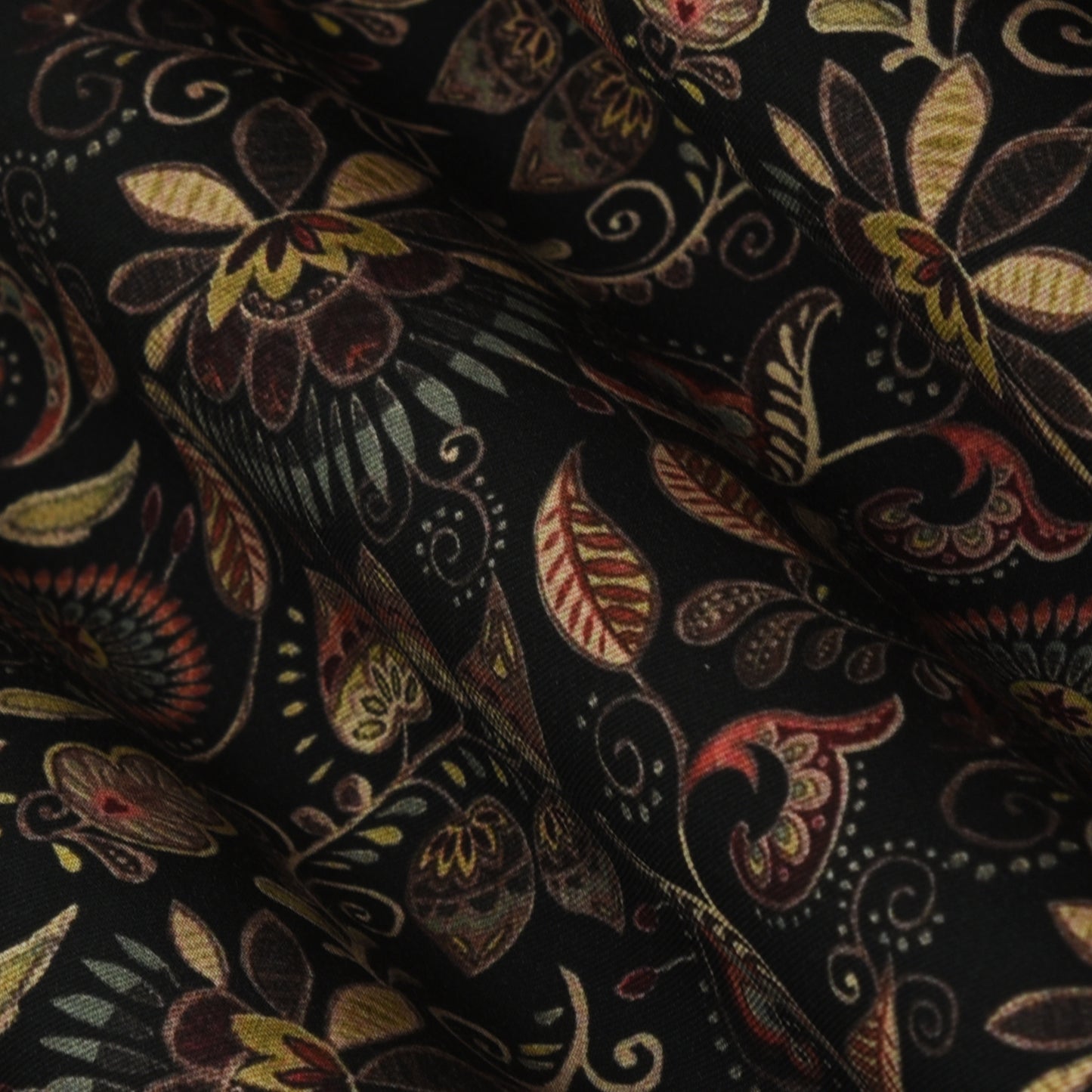 Multicolor Pashmina Print Fabric