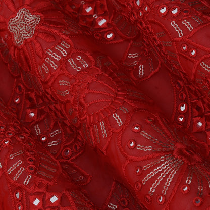 Georgette Embroidery Fabric