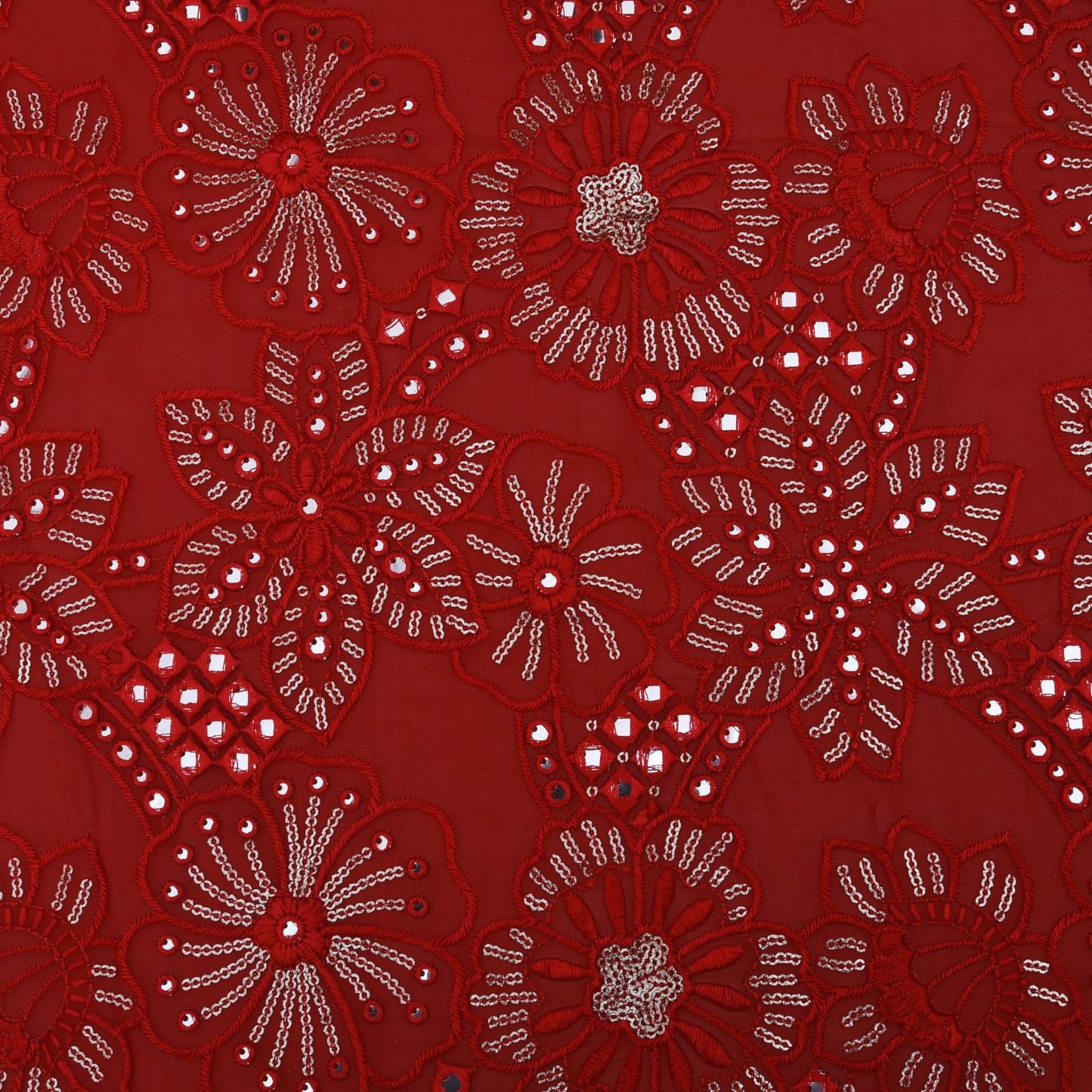 Georgette Embroidery Fabric