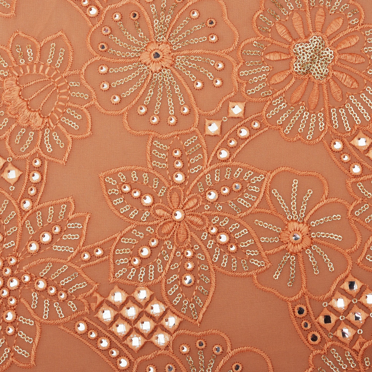 Georgette Embroidery Fabric