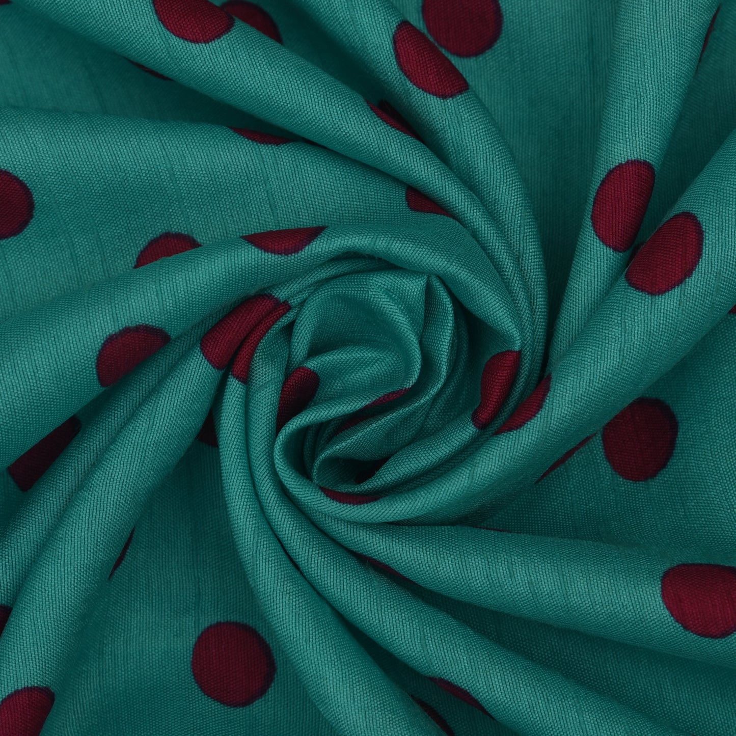 Multicolor Slub Chanderi Print Fabric