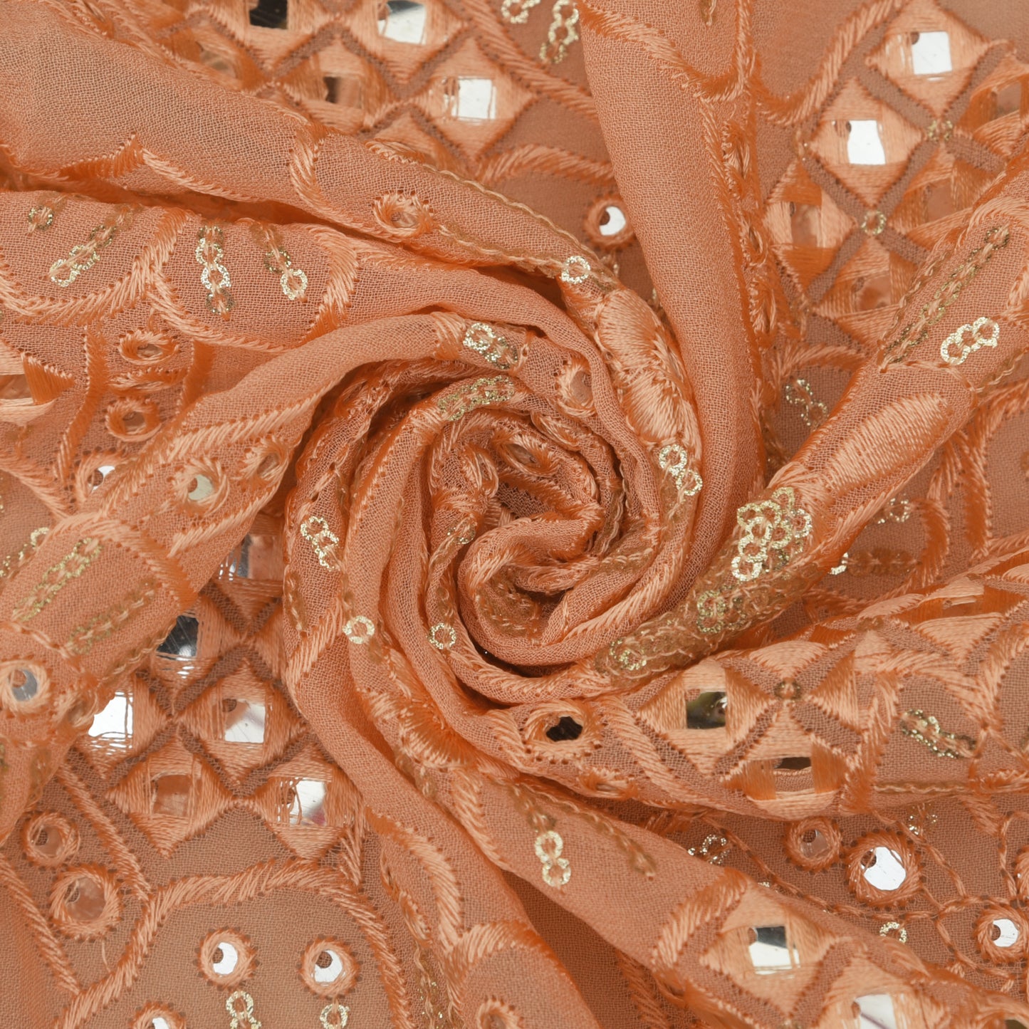 Georgette Embroidery Fabric