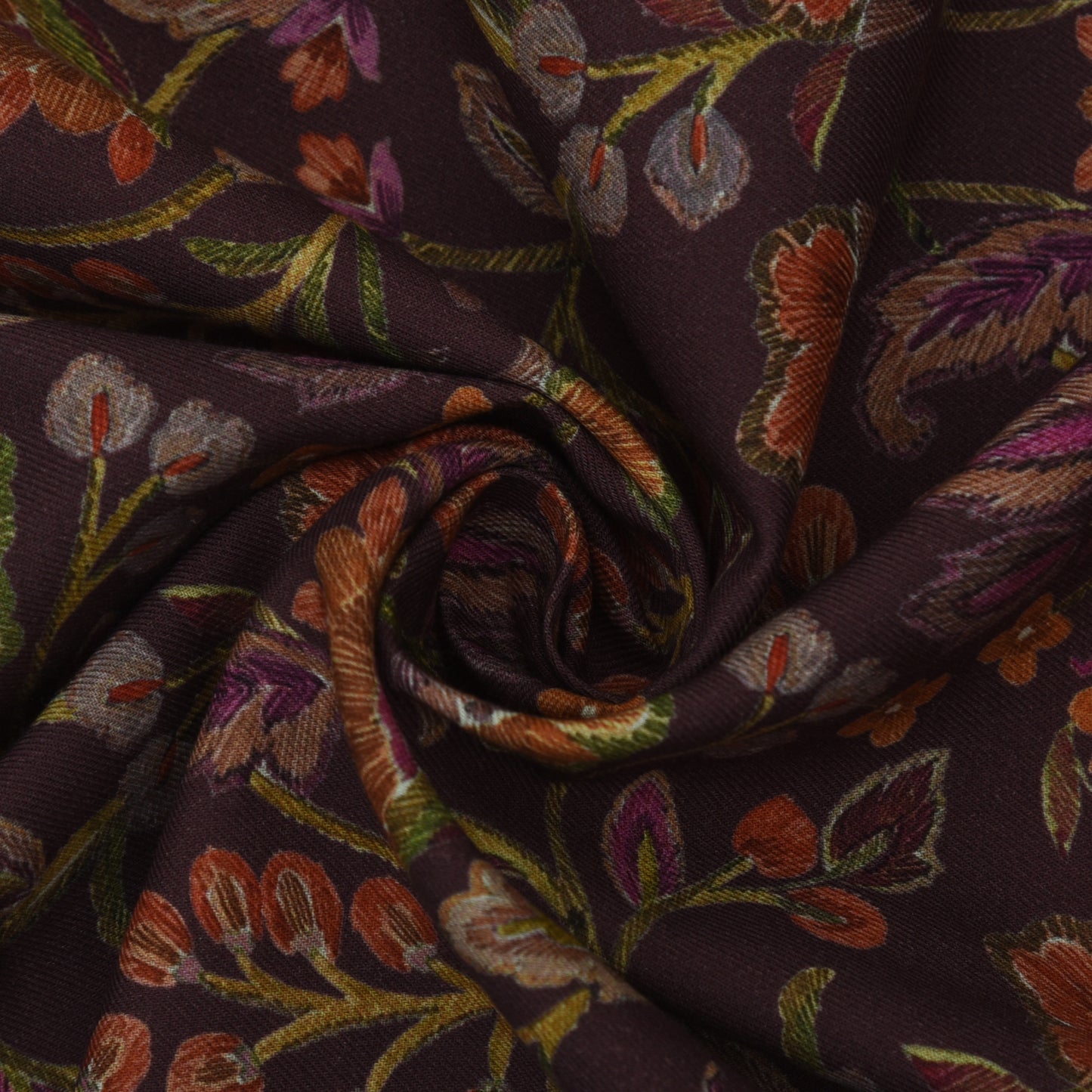 Multicolor Pashmina Print Fabric